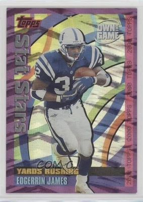 2000 Topps Own the Game Edgerrin James #OTG6 HOF - Image 1 of 2