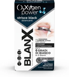 , Strisce Black Sbiancanti O3Xygen Power, Trattamento Sbiancante, Con Ossigeno E - Foto 1 di 12