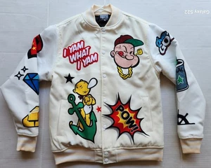 Chaqueta Popeye Reason Popeye Exclusiva Colaboración Ropa Para Hombre - Talla: Mediana - Imagen 1 de 24