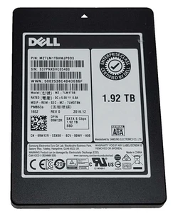 DELL 0K5P0T Samsung SM863a 1.92TB SATA 6 Gbps MZ-7KM1T9B MZ7KM1T9HMJP0D3 SSD New - Picture 1 of 1
