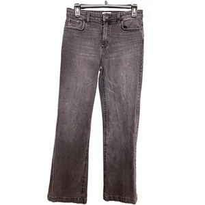 SO Denim Black Acid Washed Flare Jeans Youth Size 16 - Picture 1 of 4