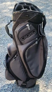 Ogio Golf Bag Cart Bag 10 Way Divider Gray Black - Picture 1 of 10