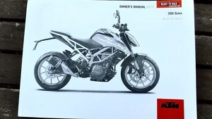 Genuine 2017 KTM 390 Duke English Owners Manual - Picture 1 of 3
