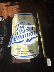 FISHERS ISLAND LIMONATA LED BAR INSEGNA UOMO GROTTA GARAGE DECORAZIONE INSEGNA LUMINOSA NUOVA - Foto 1 di 18