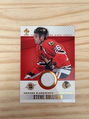 2001-02 Private Stock Game Gear #25 Steve Sullivan - Chicago Blackhawks - Image 1 of 2