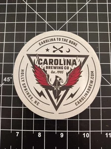 Sottobicchiere birra ~ CAROLINA Brewing Co Holly Springs NORTH CAROLINA Est 1995 confezione da 10 - Foto 1 di 2