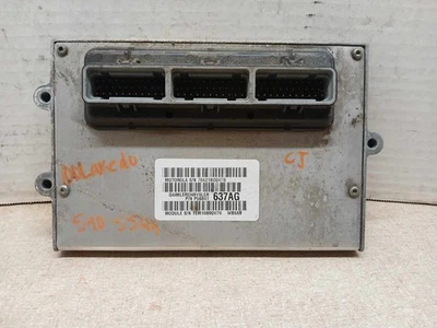 2000 JEEP GRAND CHEROKEE Electronic Control Module 4.0L Fed Emissions 56041637AG - Image 1 of 4