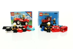 Lego Classic Town Fire Set 6407 Fire Chief + 6511 Rescue Runabout + instr. 1992 - Picture 1 of 9