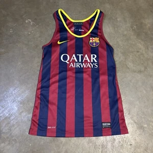 Nike Barcelona Qatar Airways Unicef Sleeveless Jersey Men's XS Dri-Fit Soccer - Picture 1 of 10