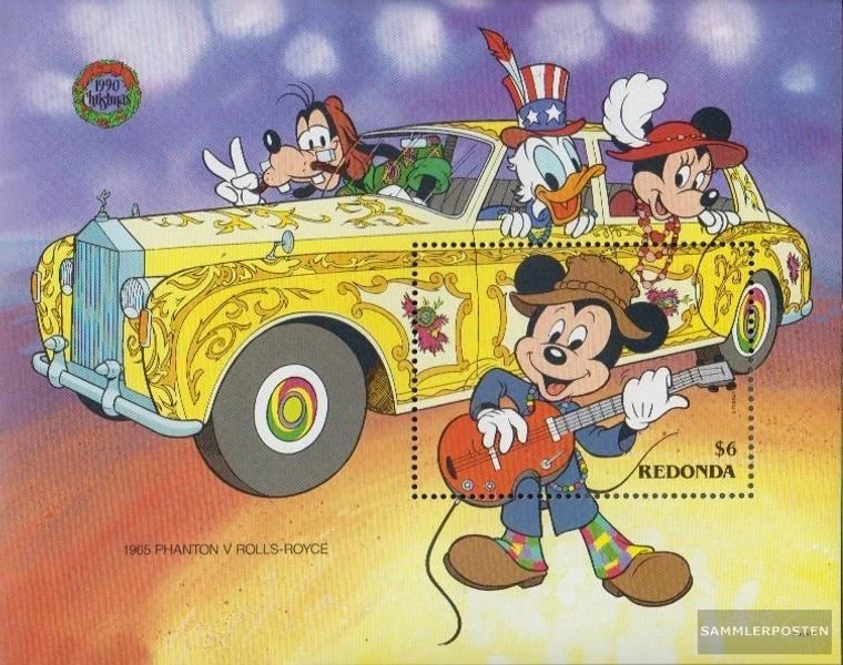 Фигурки в автомобилях Redonda block61 1990 Walt-Disney как новые без наклеек и следов - Изображение 1 из 1