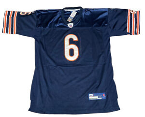 NEW GIFT Chicago Bears Men’s Jersey Sz 56  Reebok NFL 3XL Jay Cutler #6 Stitched