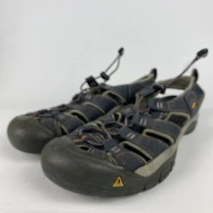 Keen Sandals Mens Size 10 Athletic Watersport Navy Blue Shoes Hiking Fish - Picture 1 of 13