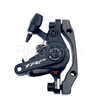 Juego de pinzas mecánicas para bicicleta de ciclocross TRP Spyre freno de disco + rotores 160/140 negro Foto 1 de 4