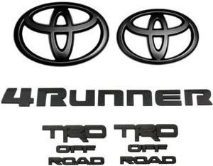 OEM TRD Off Road Blackout Emblem Badge Kit For 10-24 Toyota 4Runner 948-89200-02 - Picture 1 of 3