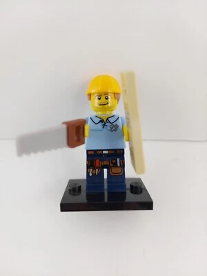 LEGO Series 13 Collectible Minifigures 71008 - Carpenter (Pack Fresh, Open) - Image 1 of 4