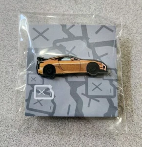 PetrolBox Lexus LFA Nurburgring Orange Race Car Pin Lapel Button Petrol Box NEW - Picture 1 of 3
