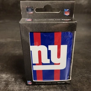 New York Giants RDIF Aluminium Hard Case Geldbörse Kreditkarte Geld Halter NFL NEU  - Bild 1 von 6