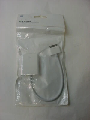 NEW - GENUINE APPLE VGA ADAPTER FOR IPAD IPHONE IPAD TOUCH A1368 - Image 1 of 4