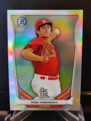 Rob Kaminsky RC 2014 Bowman Chrome Prospects Refractor #CTP-52 - Cardinals - Image 1 of 2