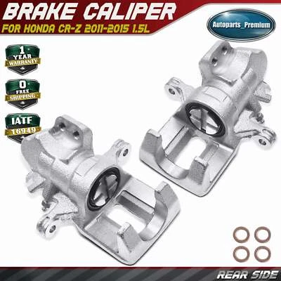 Par de pinzas de freno de disco traseras para Honda CR-Z 2011 2012 2013 2014 2015 L4 1,5 L Foto 1 de 4