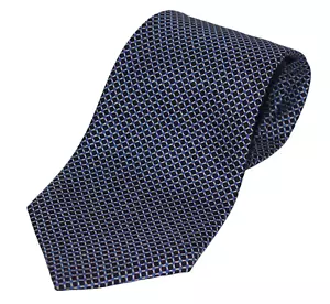 Corbata LAUREN RALPH LAUREN azul seda patrón geométrico - Imagen 1 de 6