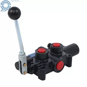 21 GPM 1 Spool Hydraulic Log Splitter Control Valve with detent 4300 PSI - Picture 1 of 20
