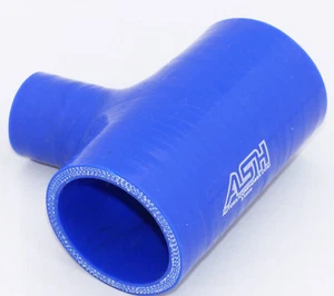 T-Stück, Silikonverbinder, ID 63mm, Adapter, Silikonschlauch, LLK - BLAU - Bild 1 von 5
