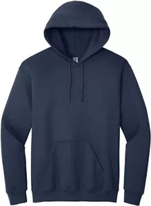NEW Rudolph Men's Pullover Fleece-Lined Hoodie/Hooded Sweatshirt -Blue -XXL/ 2XL - Picture 1 of 4