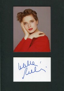 Isabella Rossellini ACTRESS autograph, signed card mounted