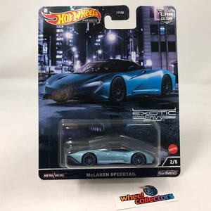 McLaren Speedtail #2/5 * 2022 Hot Wheels Exotic Envy Car Culture Case M * AK15 - Picture 1 of 3