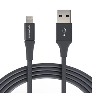 Amazon Basics MFi-Certified 10 Foot Lightning to USB-A Cable for Apple Brand New - Picture 1 of 5