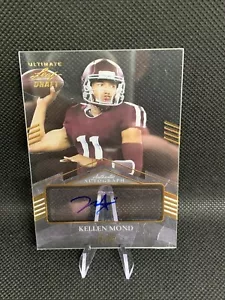 2021 Leaf Ultimate Draft Clear Gold /25 Kellen Mond #CA-KM1 Rookie Auto RC - Bild 1 von 2