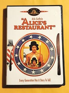 Alice's Restaurant (DVD, 1969) Arlo Guthrie 60s Hippie Folk Music Film Classic