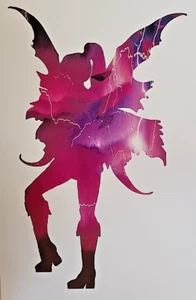 Lila Sturmfee - Feen Wandkunstdruck Hochglanz 11 x 17 Zoll - Bild 1 von 1