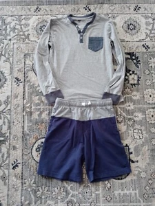 Boys set 2pc long sleeve t-shirt and shorts size 10-12 Route 66 and Tommy Bahama - Picture 1 of 1