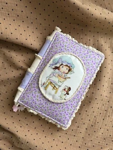 Velvére Bloom~Handmade~Unique Writing Notebook with Decorated Scrapbooking page - Picture 1 of 5