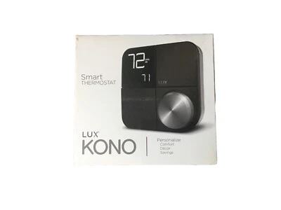 Lux Kono Smart Thermostat (KN-S-MG1-B04), Black - Image 1 of 3
