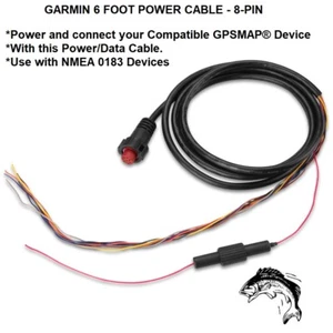 Garmin NETZKABEL 6 FUSS - 8-PIN FÜR KOMPATIBLES GPSMAP®-GERÄT (59957) - Bild 1 von 8