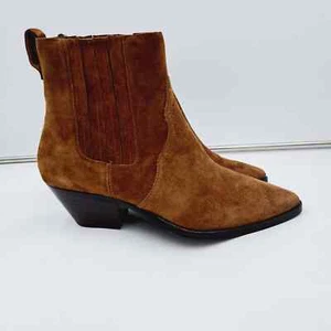 ASH Future Russet suede ankle boots brown 38 - Picture 1 of 8