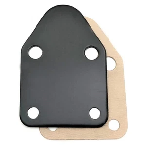 Blocco pompa carburante nero fuori piastra con guarnizione - SB Small Block Chevy - Foto 1 di 1