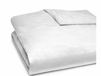 $2730 MISSONI KARIM QUEEN DUVET COVER 5pc SHEET SET 2 SHAMS JACQUARD WHITE ITALY - Image 1 of 4