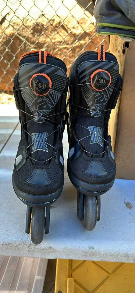 Patines en línea ajustables K2 SK8 Hero Boa usados una vez talla 4-8 Foto 1 de 4