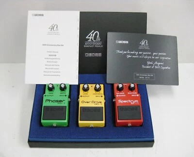 BOSS SP-1 OD-1 & PH-1 Pedal Limited Edition 40th Anniversary Set (BOX-40) - Image 1 of 3