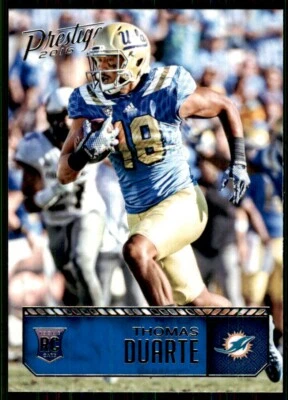 2016 Panini Prestige Thomas Duarte Rookie Miami Dolphins #257 - Image 1 of 2