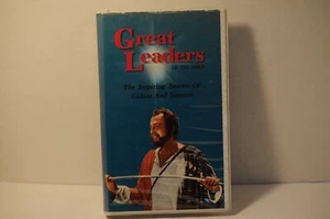 Great Leaders of the Bible, Stories of Gideon & Samson, Christian movie VHS tape - Imagen 1 de 3