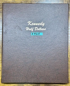 Complete Kennedy Half Dollars Set of 80 AU/BU Coins 1964-2007 DANSCO ALBUM #921A - Picture 1 of 12