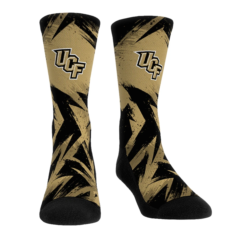 NCAA UCF Knights - Game Paint Rock 'Em Socks - Image 1 of 1