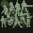 Female Guerrillas (9) - Star Wars Legion Scale/Roleplay resin miniature SM