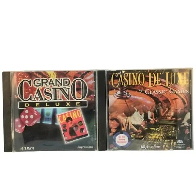 Grand Casino Deluxe 2 and Casino De Luxe PC CD-ROM 1998 - Image 1 of 4