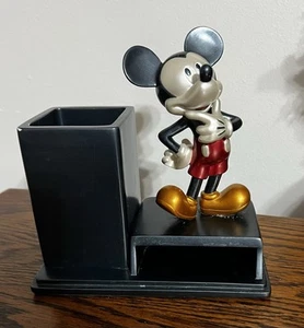 Mickey Mouse Pencil Pen Holder Office Desk Decor Vintage Disney - Picture 1 of 7